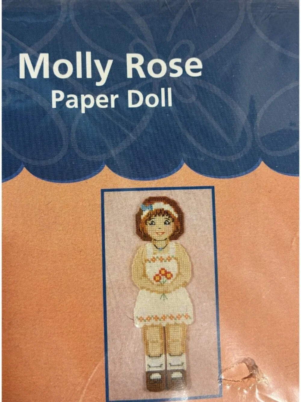 Craftways Molly Rose Paper Doll Plastic Canvas Kit #270921 Complete 7” Tall 2015
